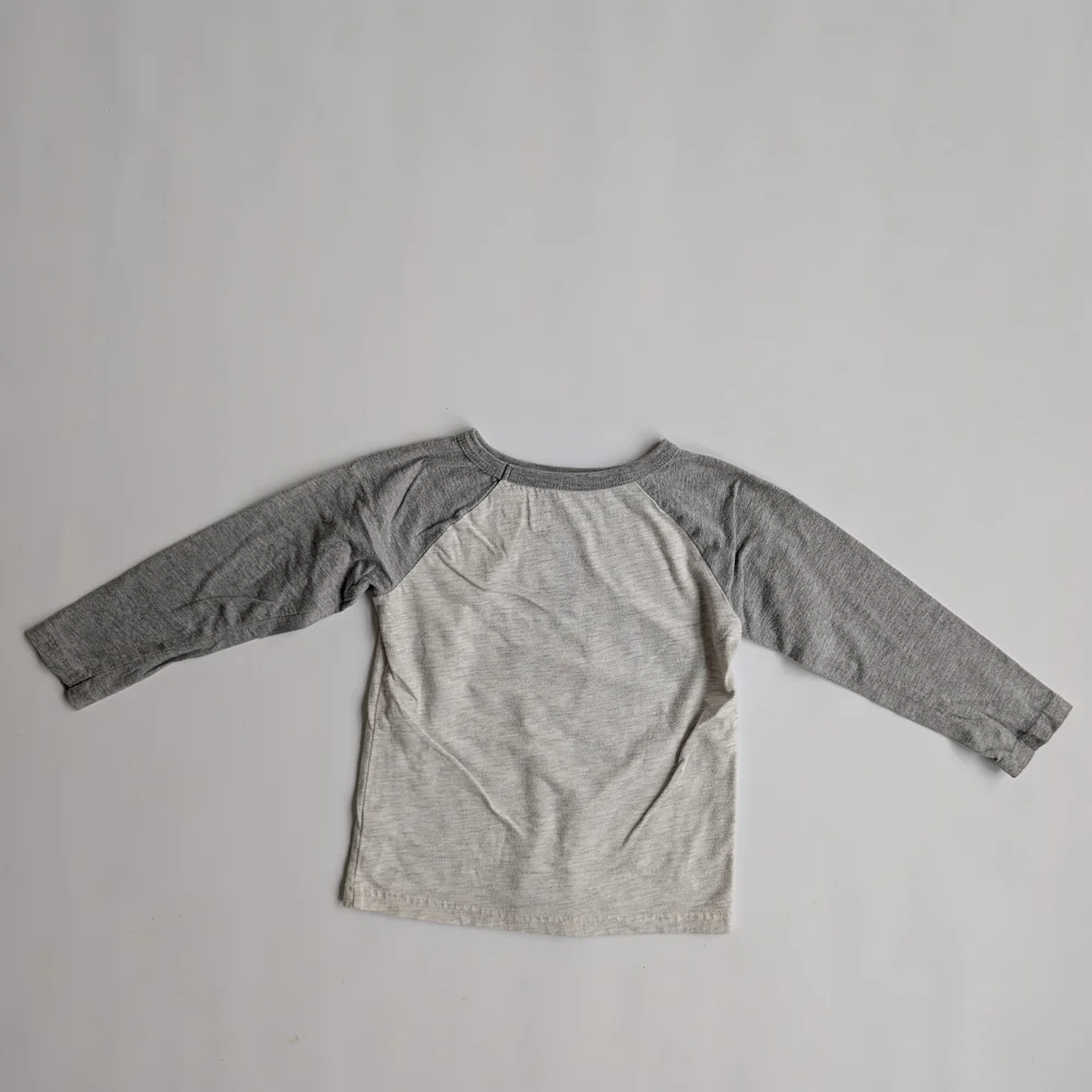 Jumping Beans Gray Adventure Graphic Long Sleeve Tee